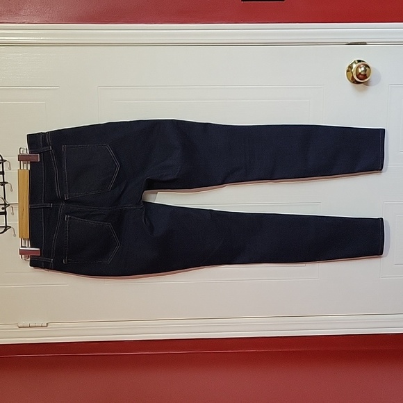 Loft Midrise Skinny Dark Wash Jeans US 27 - Picture 4 of 13